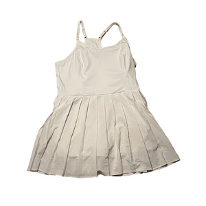 Love & Sports Women’s White Pleated Dress